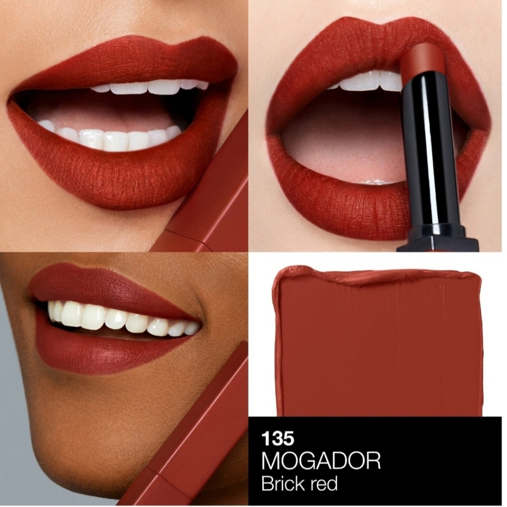 NIB NARS Powermatte Long-Lasting Lipstick, Mogador - Picture 3 of 6